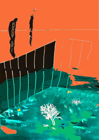 the last ones II, mixed media
